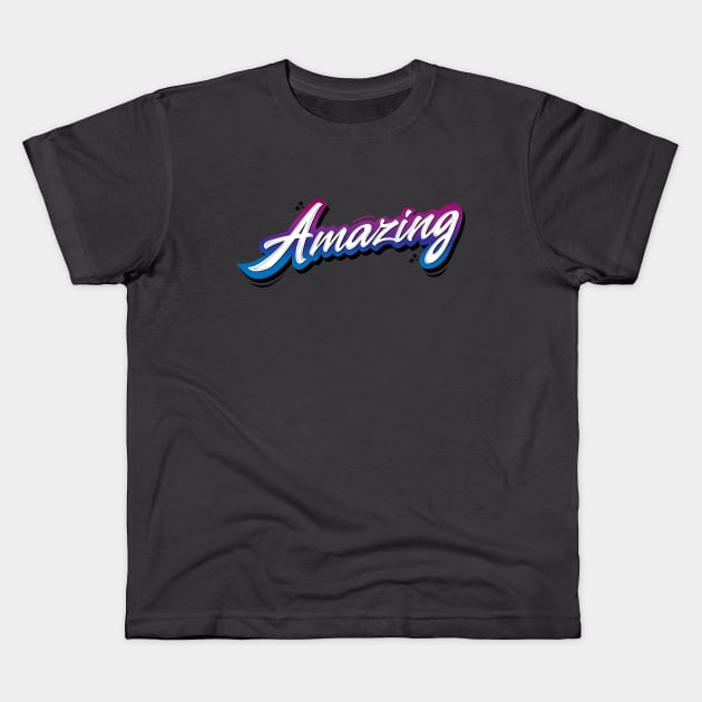 Amazing Kids T-Shirt by Firts King